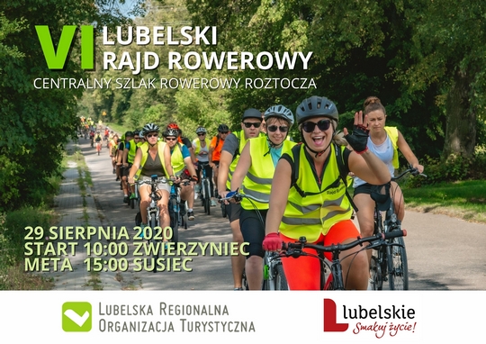 Plakat VI Lubelskiego Rajdu Rowerowego