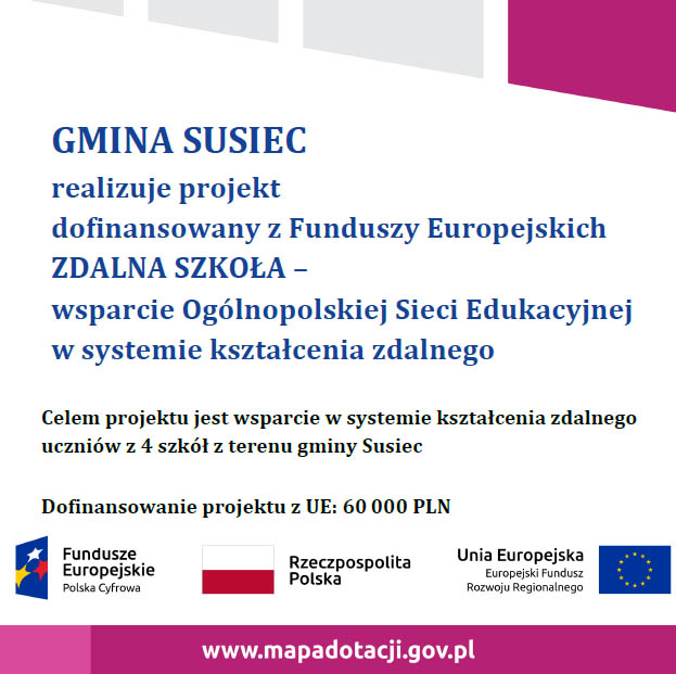 plakat zdalna szkola